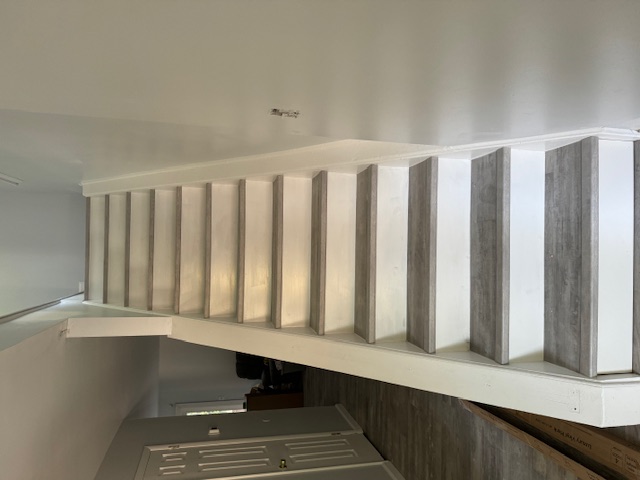 Completed interior stair enclosure from V&G's gallery