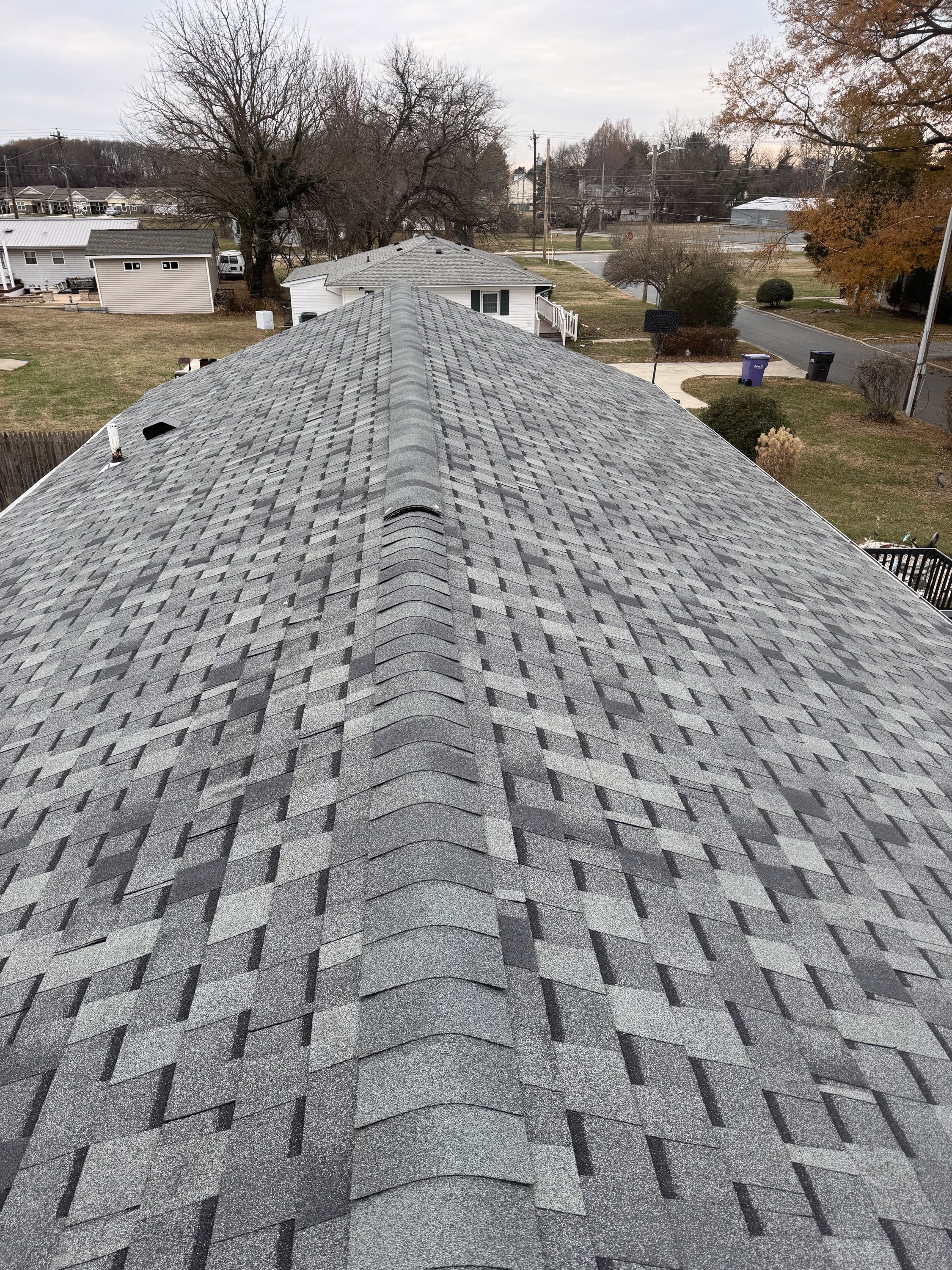 Shingle roofing detail